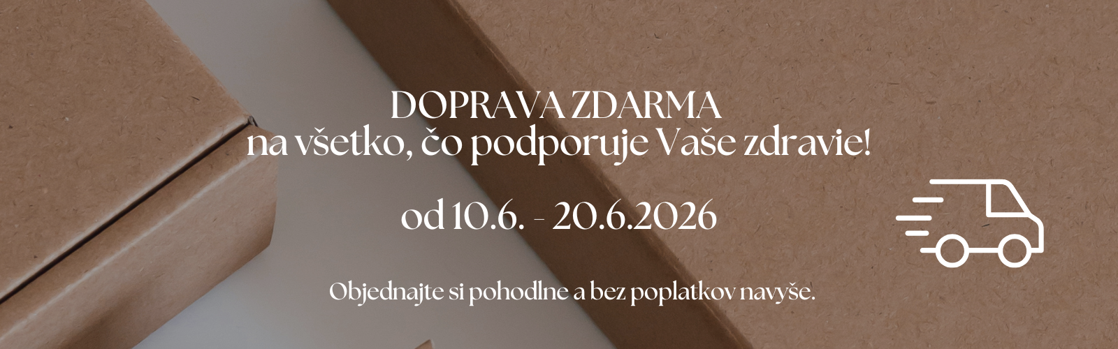 Banner doprava zdarma