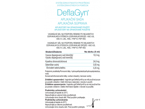 DeflaGyn® aplikačná súprava vaginálny gél 150 ml + 2 aplikátory