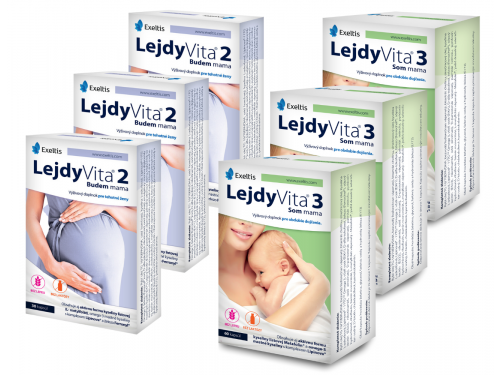 Balíček doplnkov výživy pre tehotné ženy LejdyVita® | Lejdyeshop.sk